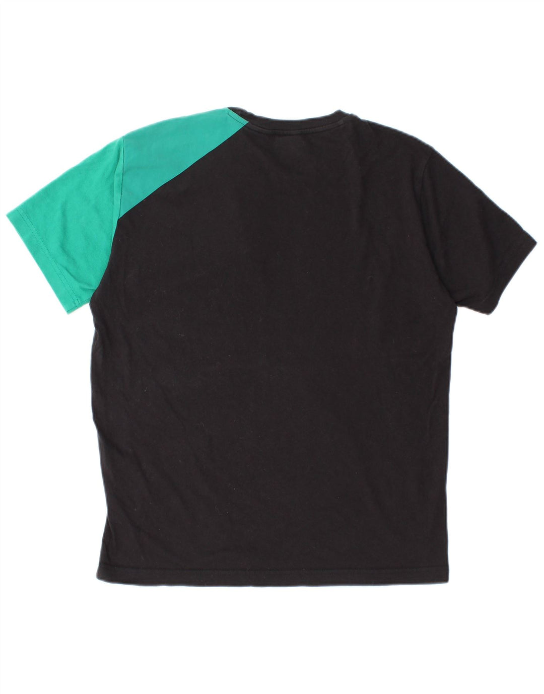 Champion Herre T-Shirt Top Lille Sort Colourblock Bomuld