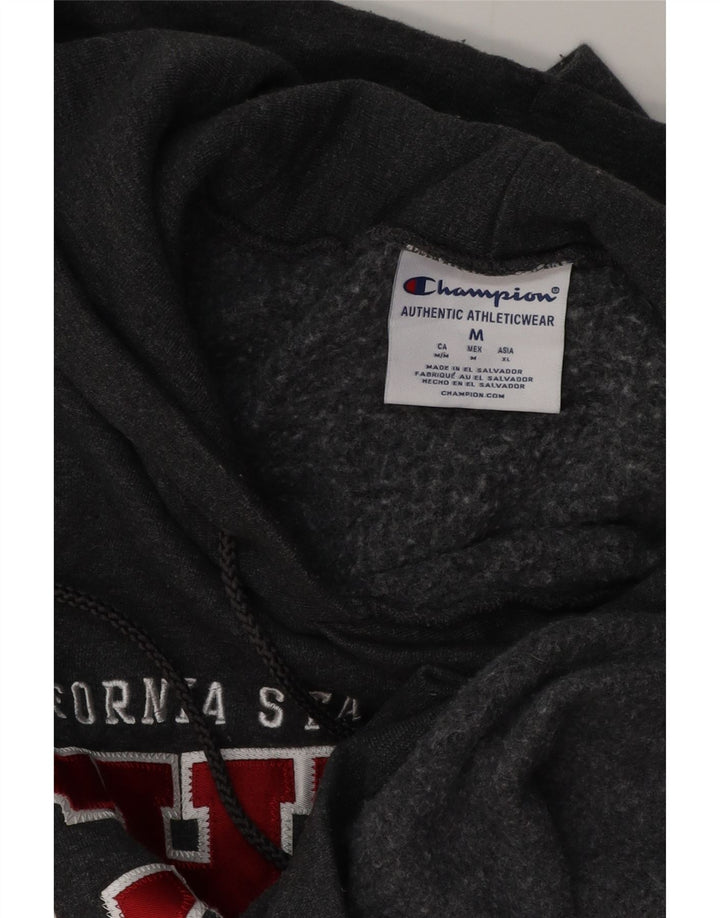 Champion Herre Chico University Graphic Hoodie Jumper Medium Grey Bomuld