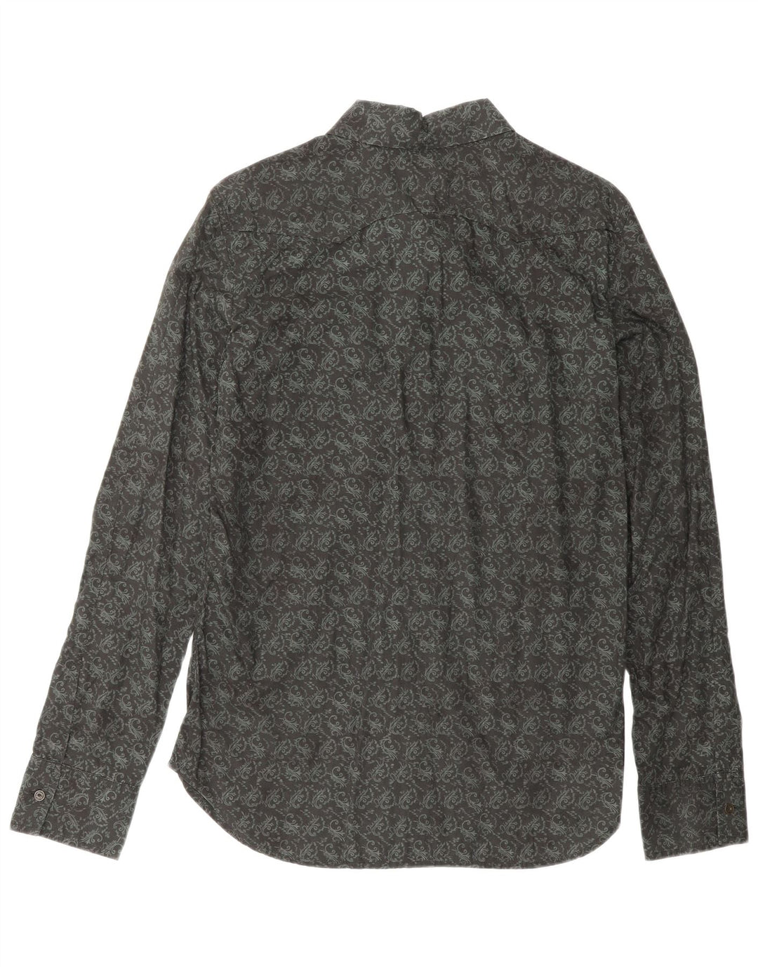 Diesel Herreskjorte Medium Sort Paisley Bomuld