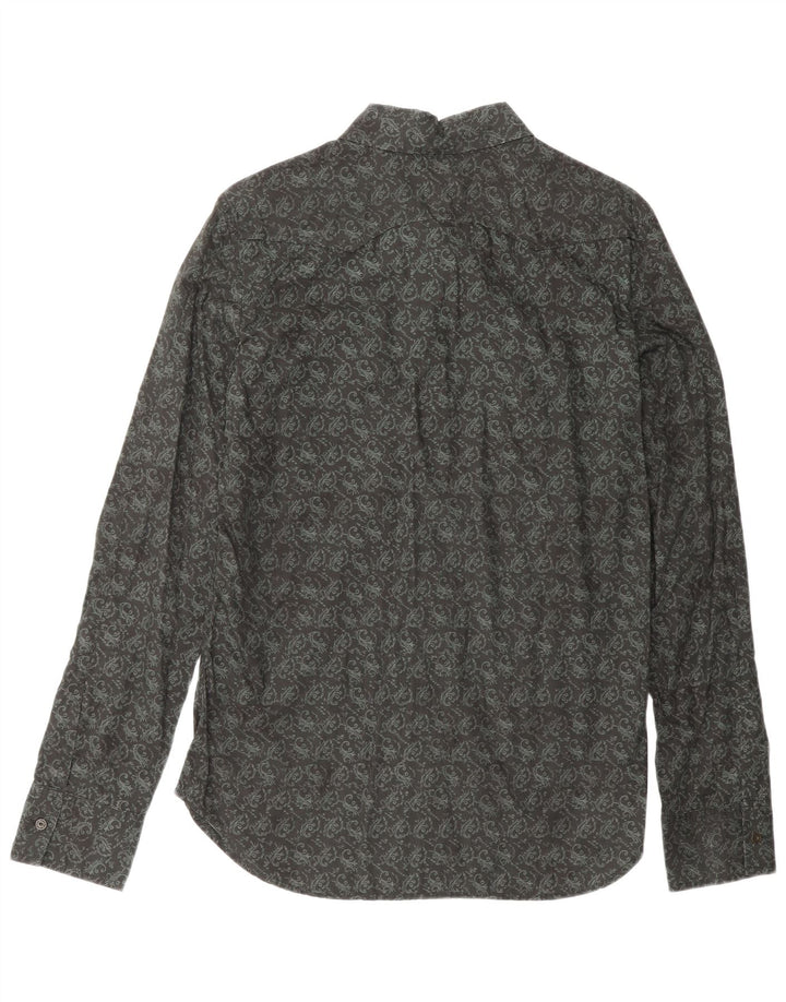 Diesel Herreskjorte Medium Sort Paisley Bomuld
