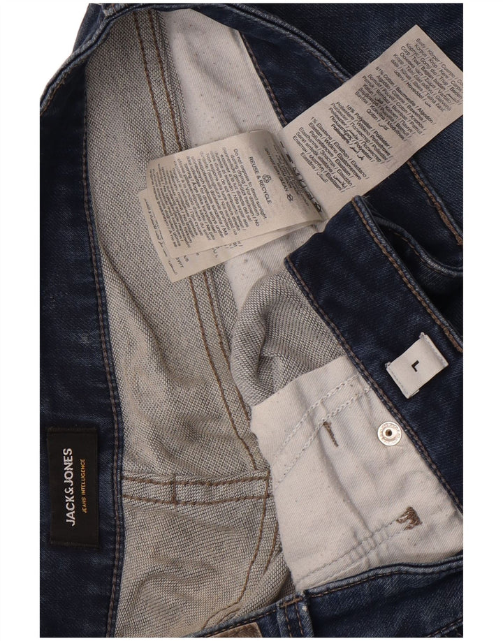 Jack & Jones denimshorts til mænd store W36 blå bomuld
