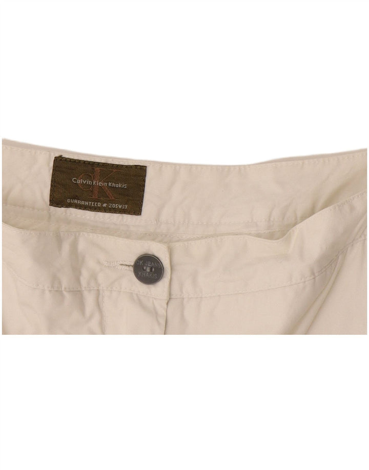 Calvin Klein Herre Cargo Shorts W30 Medium White
