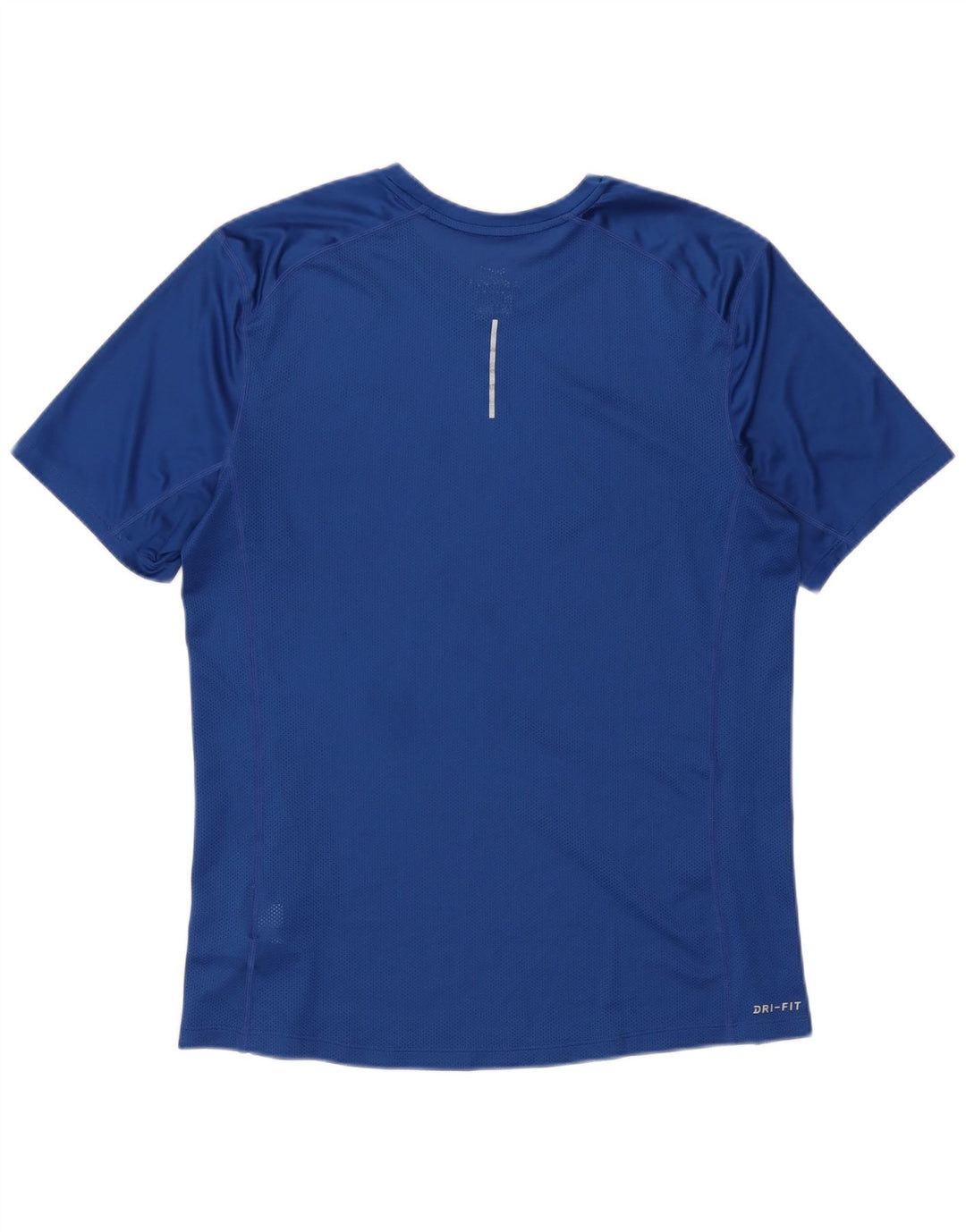 Nike Dri Fit T-shirt top mellemblå polyester til mænd