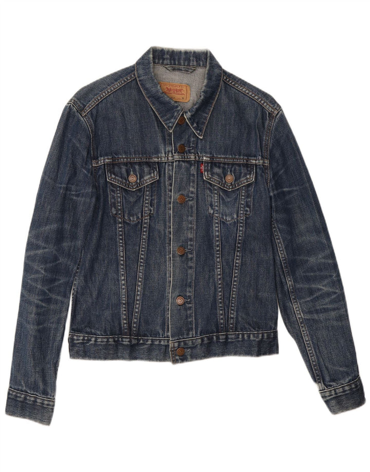 Levi's Girls Denimjakke 11-12 år Medium Navyblå Bomuld
