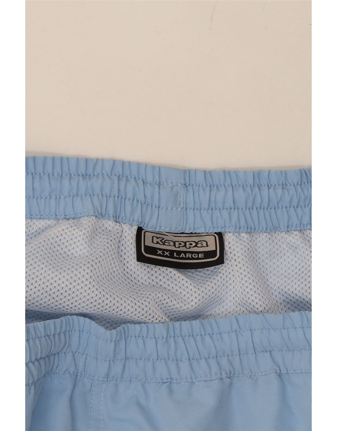 KAPPA Mens Graphic Swimming Shorts 2XL  Blue Polyester Vintage Kappa and Second-Hand Kappa from Messina Hembry 