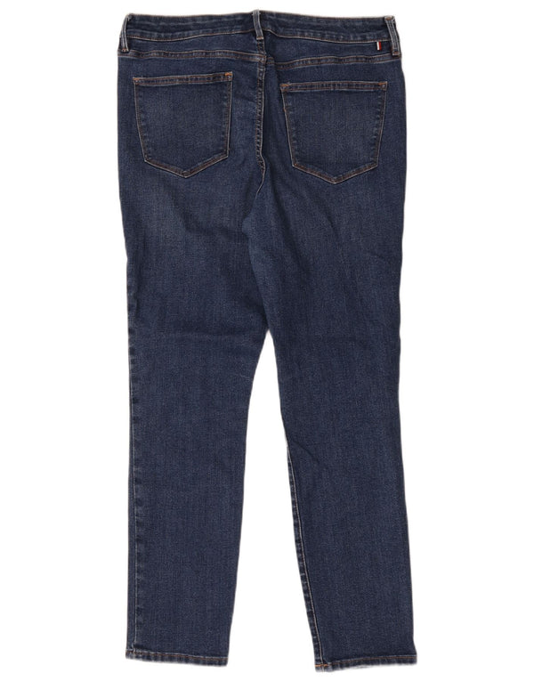 Tommy Hilfiger Dame Raleigh High Rise Slim Jeans US 10 Large W34 L28 Blå