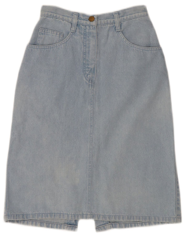 Trussardi denimnederdel til kvinder W24 XS Blå