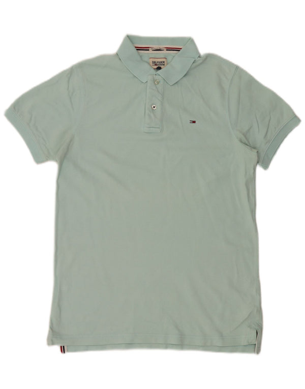 Tommy Hilfiger Polo Shirt til mænd Stor turkis bomuld