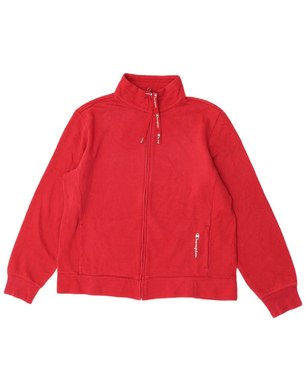 Champion Womens træningsdragt Topjakke UK 20 2XL Rød Bomuld