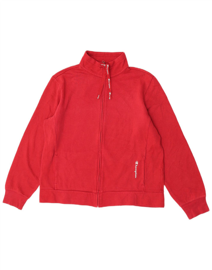 Champion Womens træningsdragt Topjakke UK 20 2XL Rød Bomuld