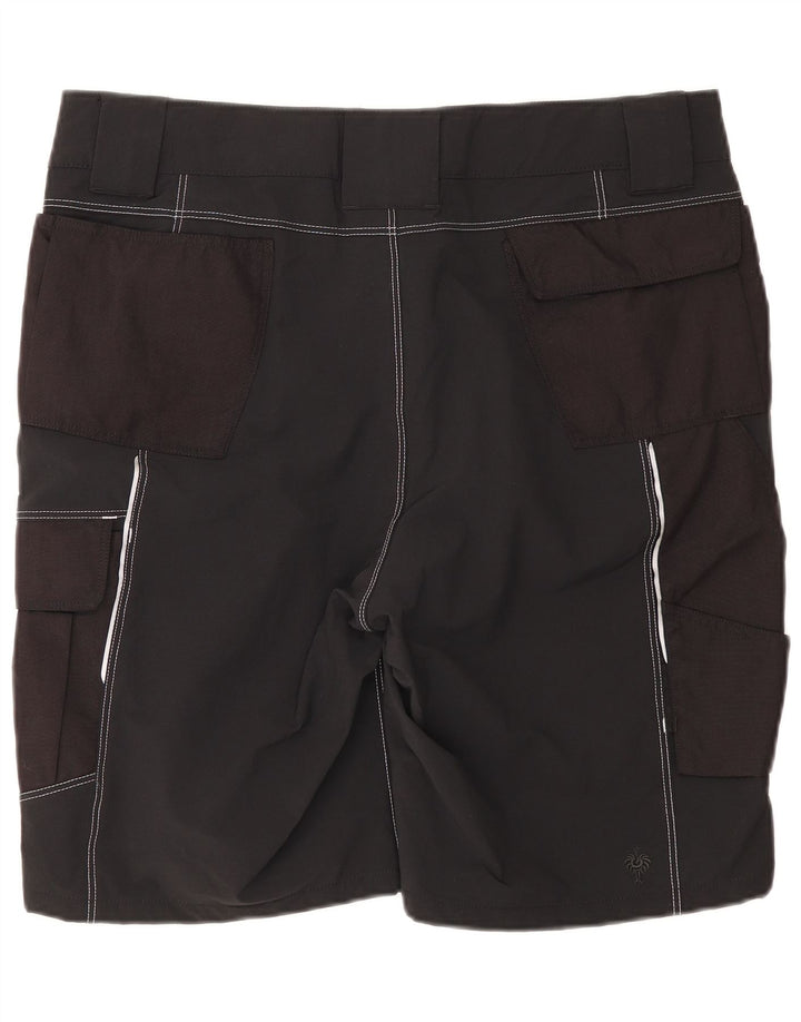 Engelbert Strauss Herre Cargo Shorts UK 44 2XL W40 Sort Polyamid