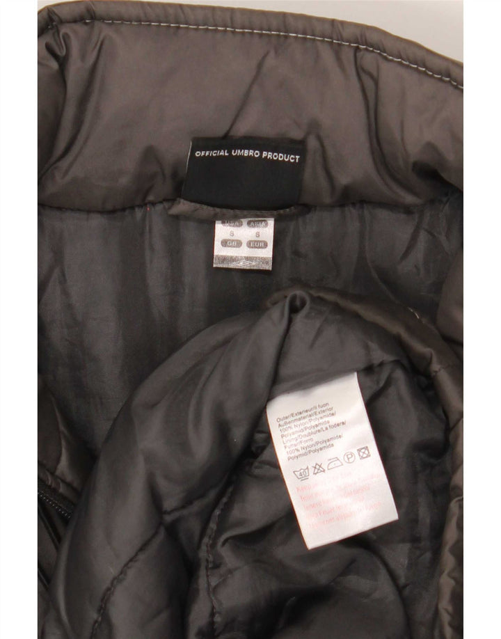 Umbro Herre hættepolstret jakke UK 36 Small Grå Nylon