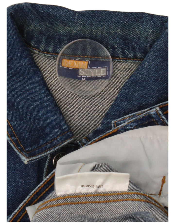 Denim Style Herre denimjakke UK 38 Medium Blue Cotton