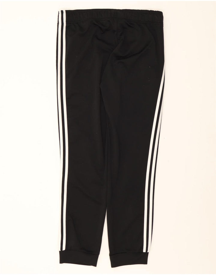 ADIDAS Womens Tracksuit Trousers Joggers UK 14 Large Black Polyester Vintage Adidas and Second-Hand Adidas from Messina Hembry 
