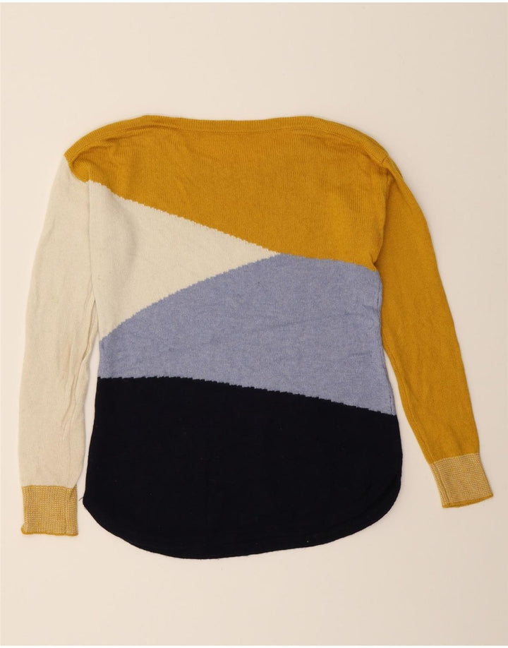 WHITE STUFF Womens Boat Neck Jumper Sweater UK 6 XS Multicoloured Vintage White Stuff and Second-Hand White Stuff from Messina Hembry 