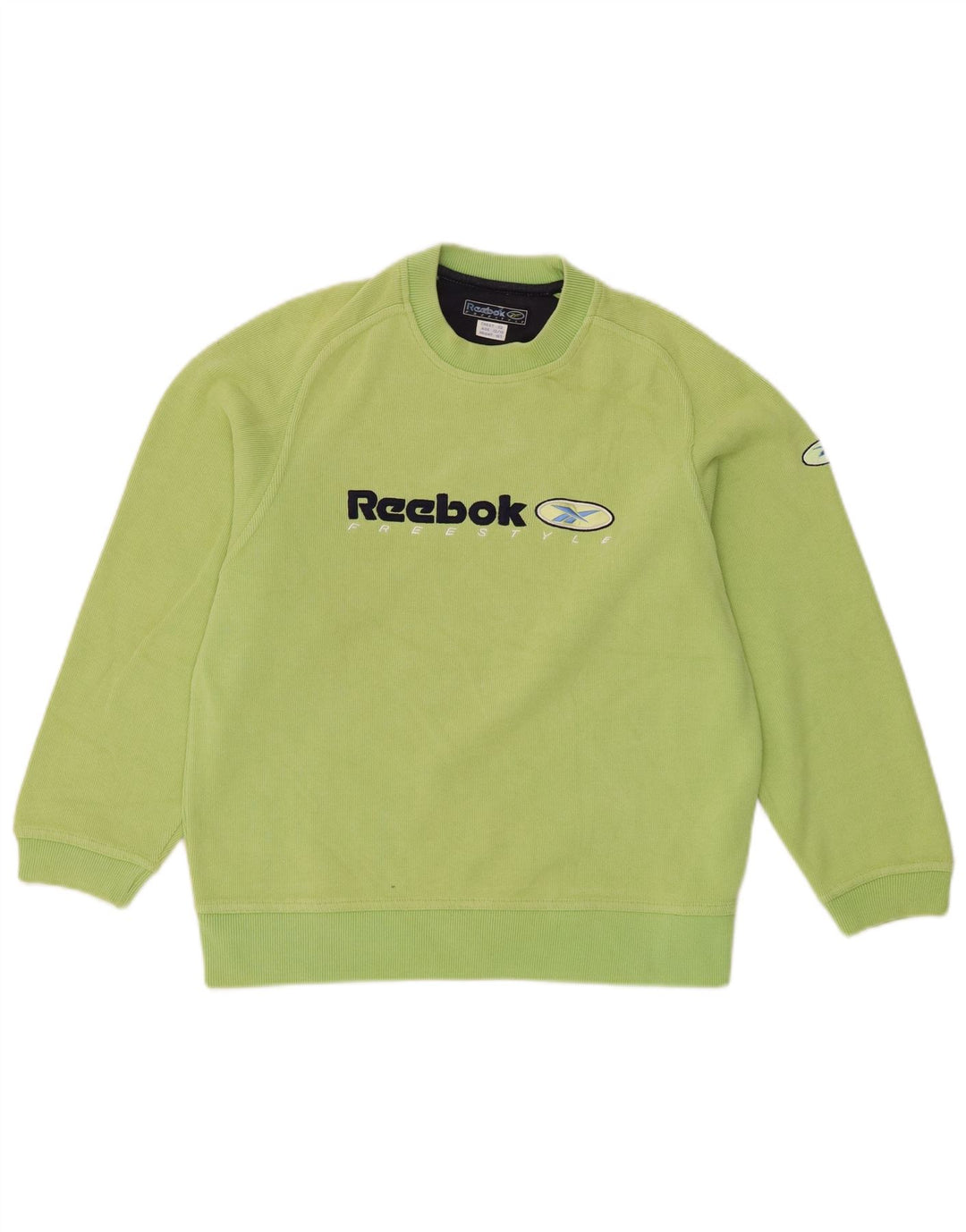 Reebok Boys Grafisk Sweatshirt Jumper 12-13 år Grøn Bomuld