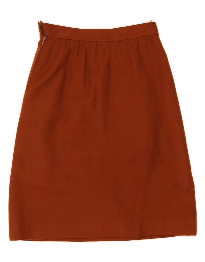 BLEYLE Womens A-Line Skirt EU 38 Medium W28 Brown Wool Vintage Bleyle and Second-Hand Bleyle from Messina Hembry 