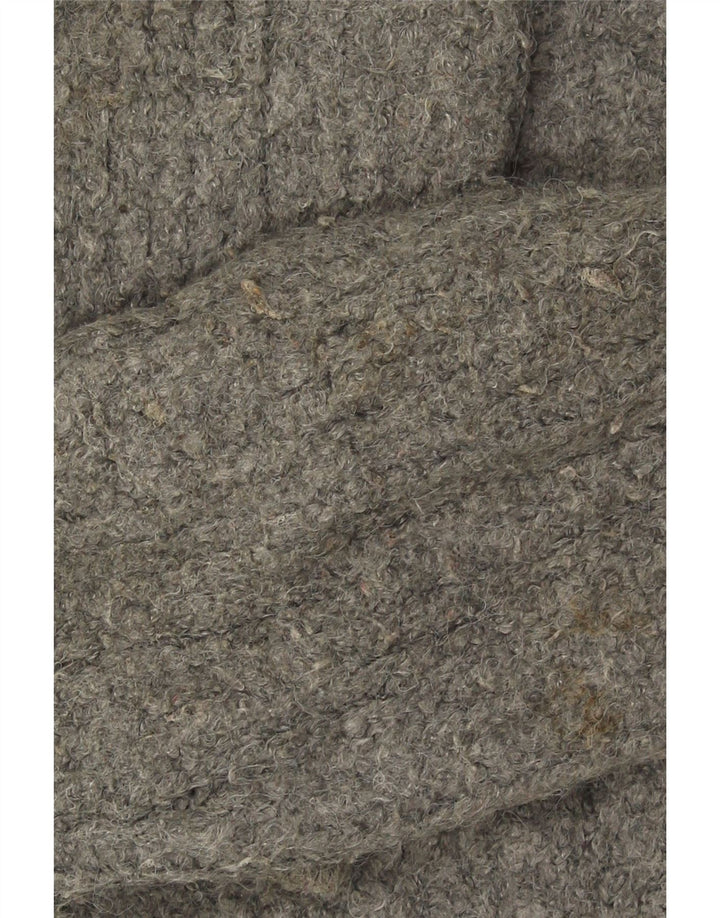 Marks & Spencer dame sweater med rund hals i overstørrelse UK 14 mellemgrå