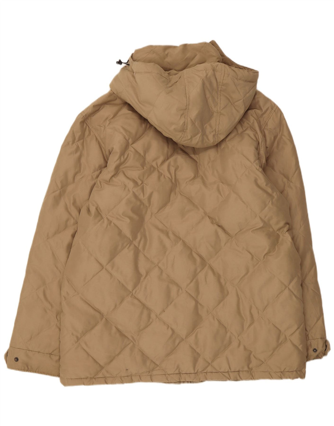 Sergio Tacchini Herre Hættejakke quiltet UK 44 2XL Beige Polyester