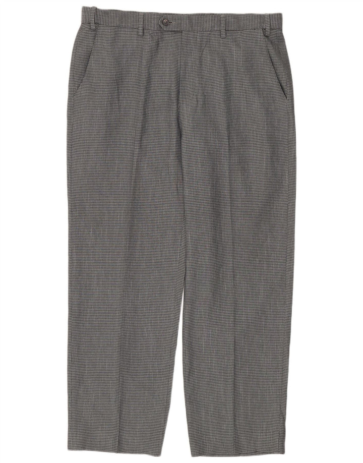 Marks & Spencer Herre Straight Regular Fit Suit Bukser W36 L29 Grå