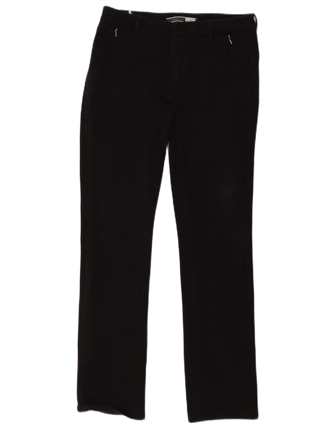 Sportmax lige jeans til kvinder W30 L32 sort bomuld