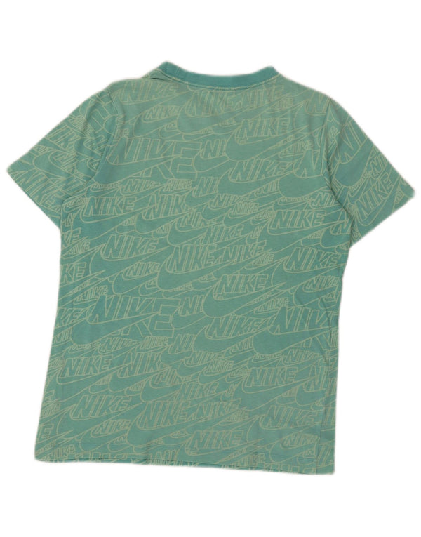 Nike Boys Grafisk T-Shirt Top 12-13 år Stor turkis bomuld