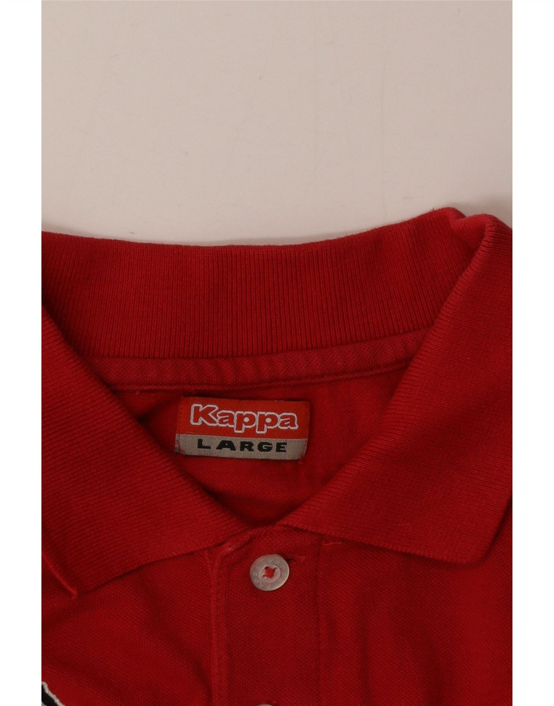 Kappa herre polo skjorte stor rød