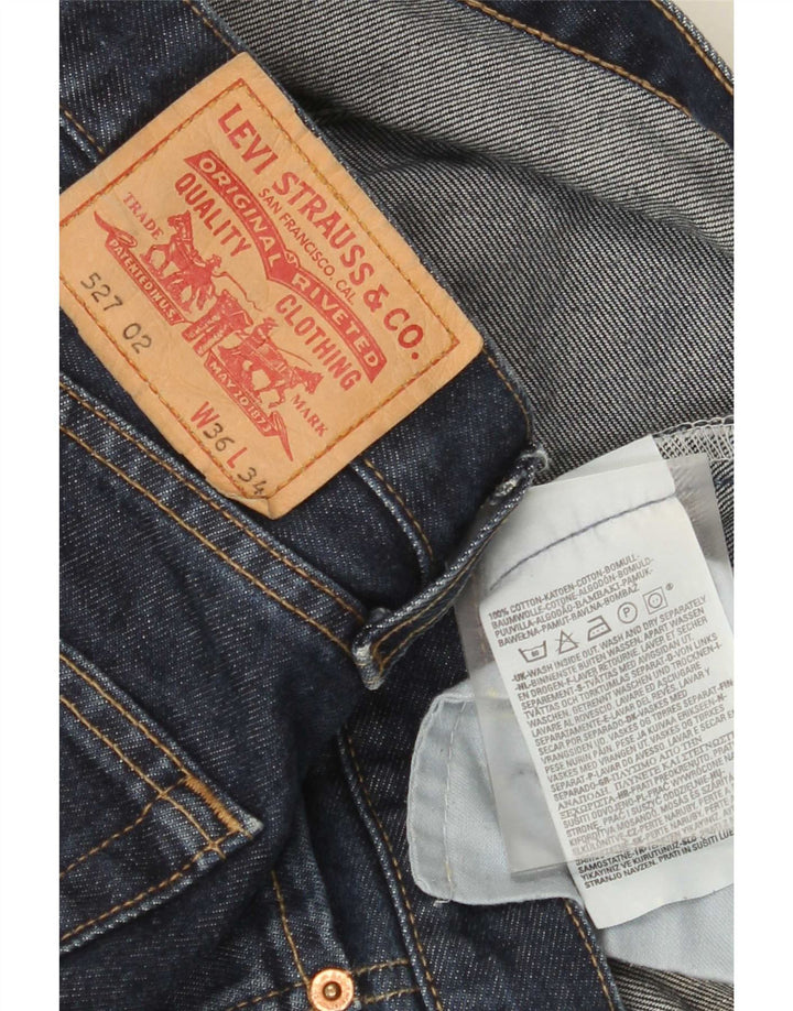 Levi's Herre 527 Bootcut Jeans W36 L34 Blå Bomuld