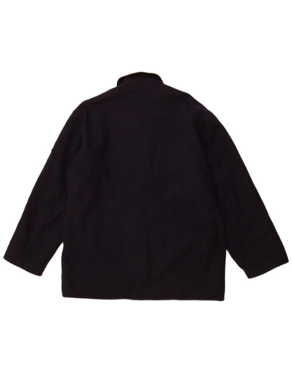 IVY OXFORD Herre vindjakke UK 42 XL Marineblå Bomuld