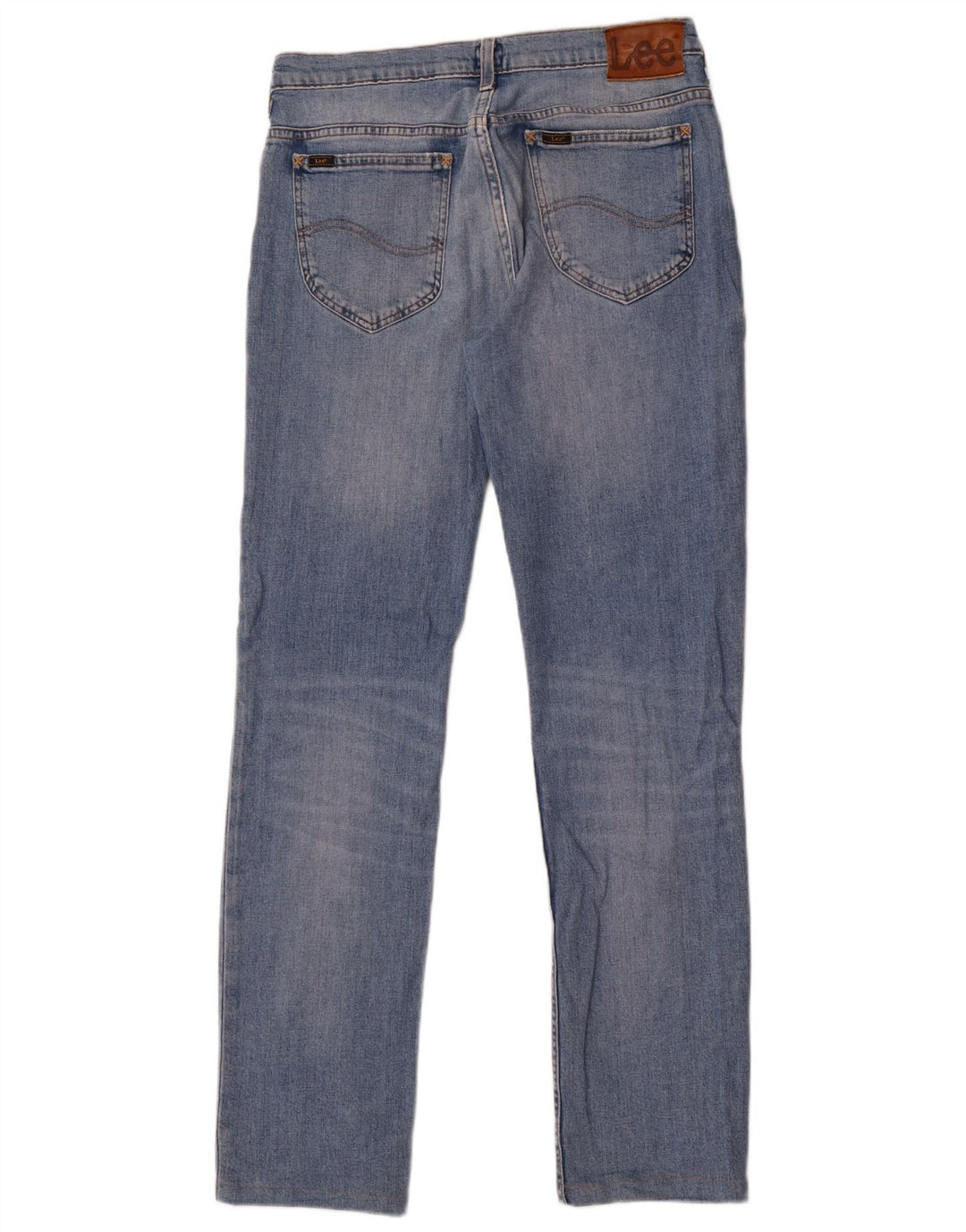 Lee Herre Rider Slim Jeans W32 L34 Blå Bomuld