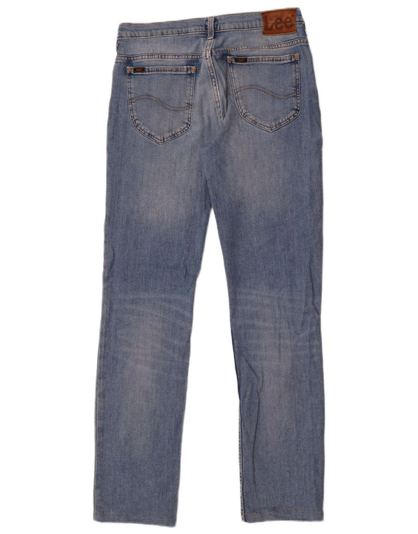 Lee Herre Rider Slim Jeans W32 L34 Blå Bomuld