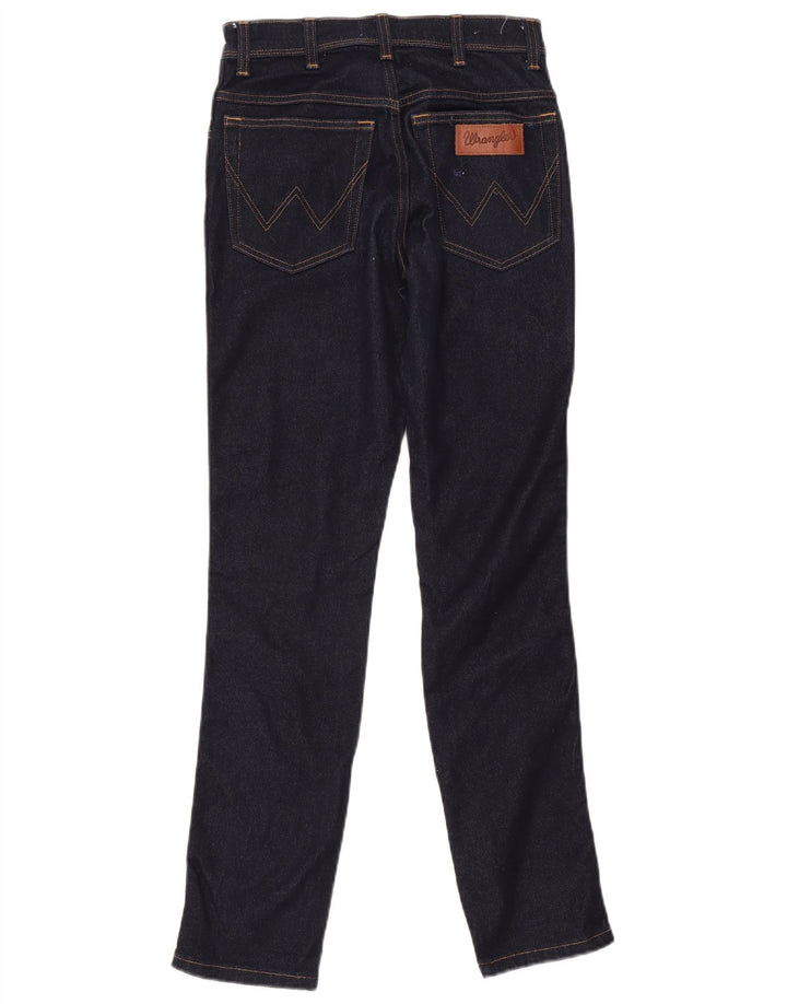 Wrangler Dame Texas Slim Jeans W29 L32 Marineblå Bomuld