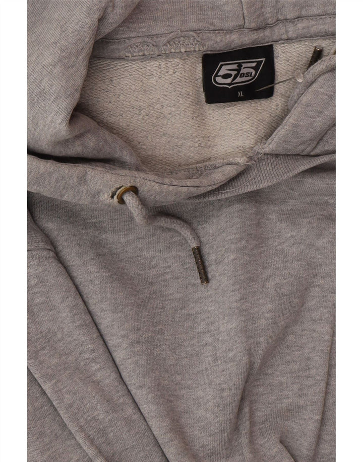 Diesel Herre 55DSL Grafisk Hoodie Jumper XL Grå