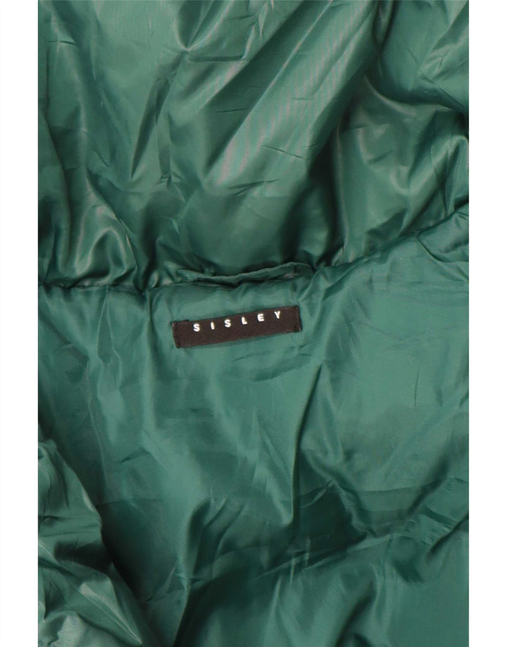 Sisley Dame Polstret Jakke UK 16 Large Green