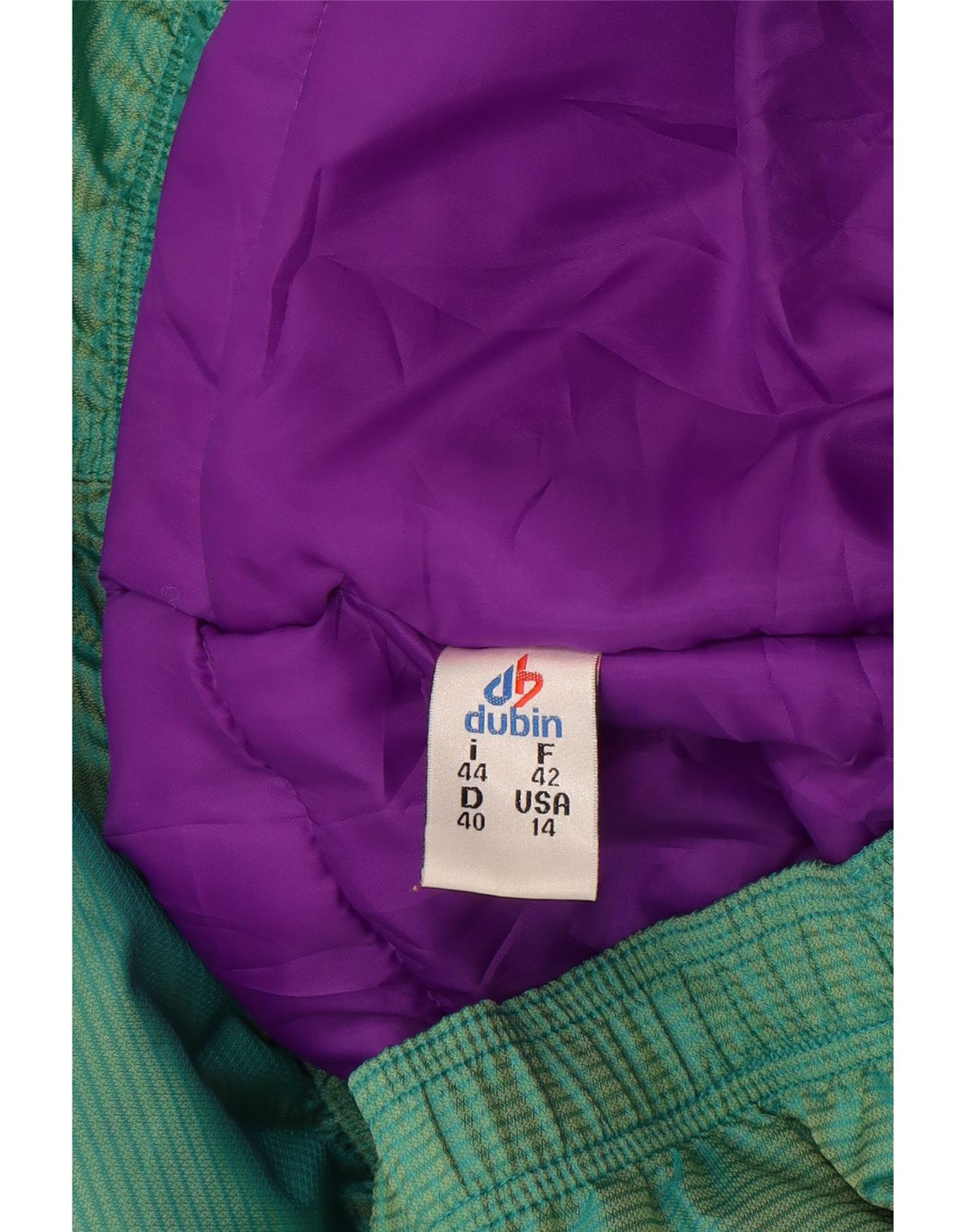 Dubin Dame Oversized Skijakke IT 44 Medium Grøn Colourblock Nylon