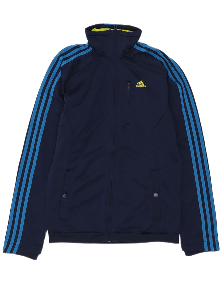 Adidas Herre Climalite træningsdragt Top jakke Lille marineblå polyester