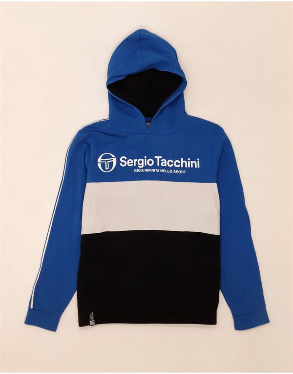 Sergio Tacchini drenge hættetrøje 9-10 år Multifarvet Colourblock