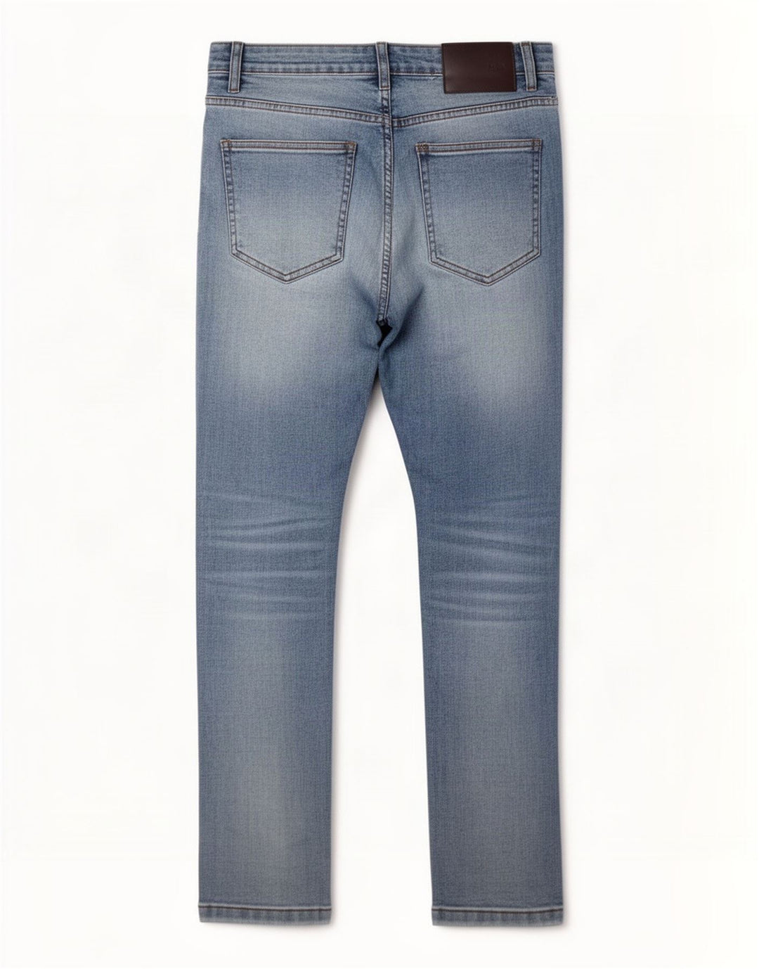 Zara Herre Slim Jeans EU 42 Large W32 L27 Blå Bomuld