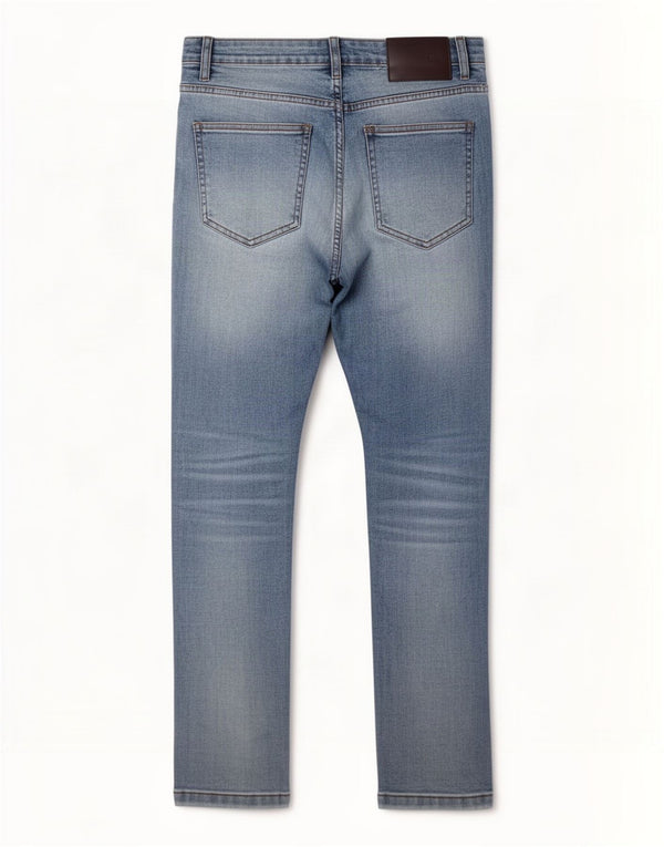 Zara Herre Slim Jeans EU 42 Large W32 L27 Blå Bomuld