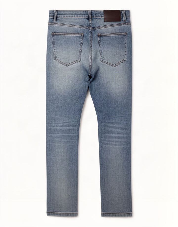 Zara Herre Slim Jeans EU 42 Large W32 L27 Blå Bomuld