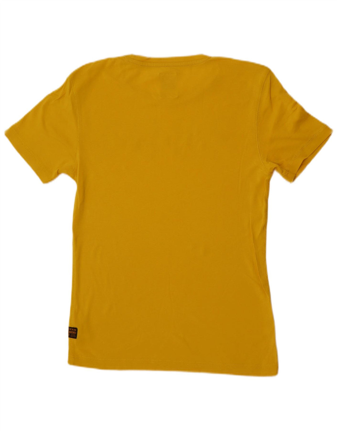 G-Star Herre Grafisk T-Shirt Top Stor Gul Bomuld