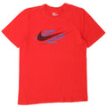 Nike Herre Athletic Cut Grafisk T-Shirt Top Medium Rød