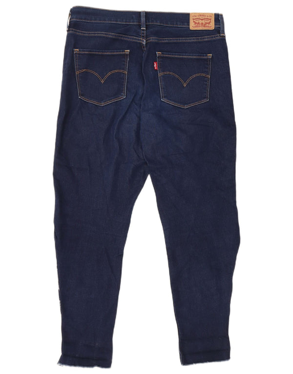 Levi's Womens 315 Cropped Jeans W29 L25 Marineblå Bomuld