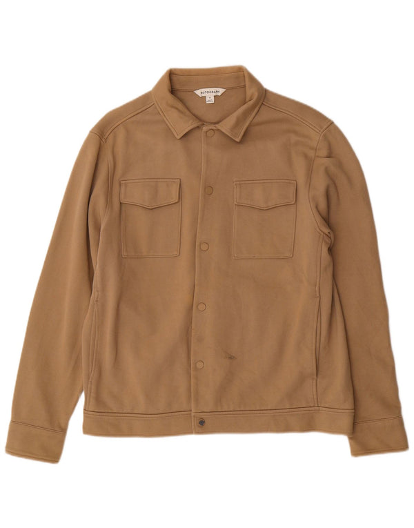Autograph  Mens Utility Jacket UK 38 Medium Beige Cotton