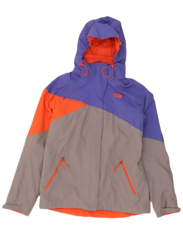 The North Face Dame Hyvent Windbreaker Jacket UK 14 Medium Grey
