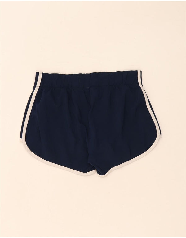 Adidas Dame Løbe Relaxed Fit Sports Shorts UK 4 XS Navy Blue Sports