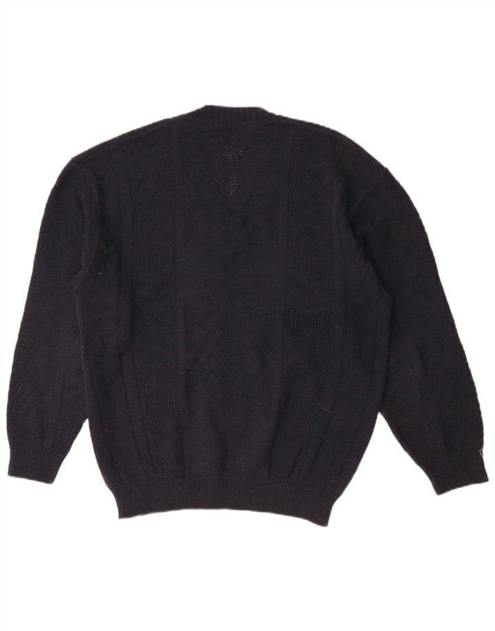 Marks & Spencer Herre V-hals sweater Medium Marineblå Akryl