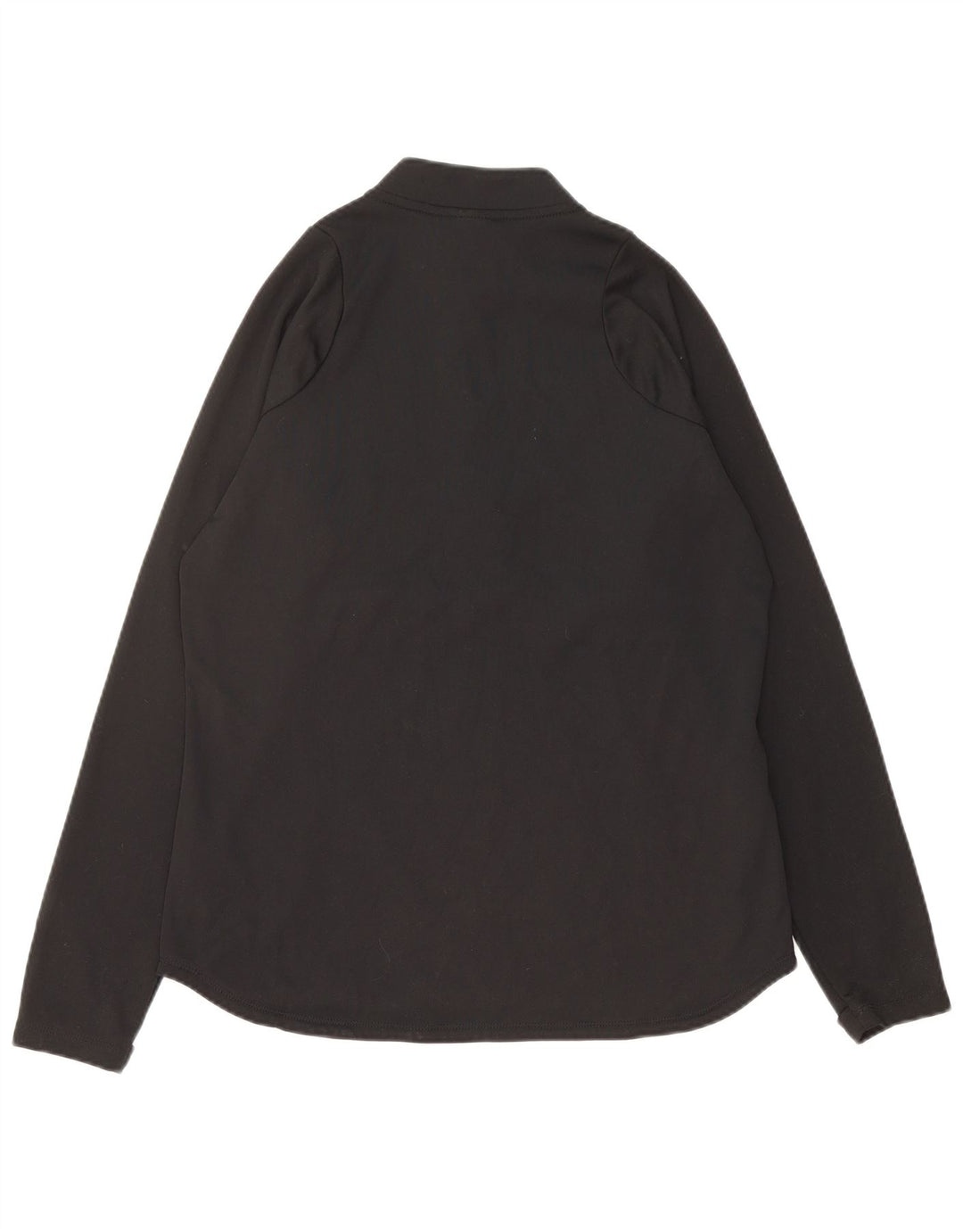 NIKE Womens Dri Fit Pullover Tracksuit Top UK 14 Medium Black Colourblock