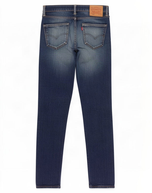 Levi's Mens 508 Distressed Slim Jeans W29 L32 Blue Cotton