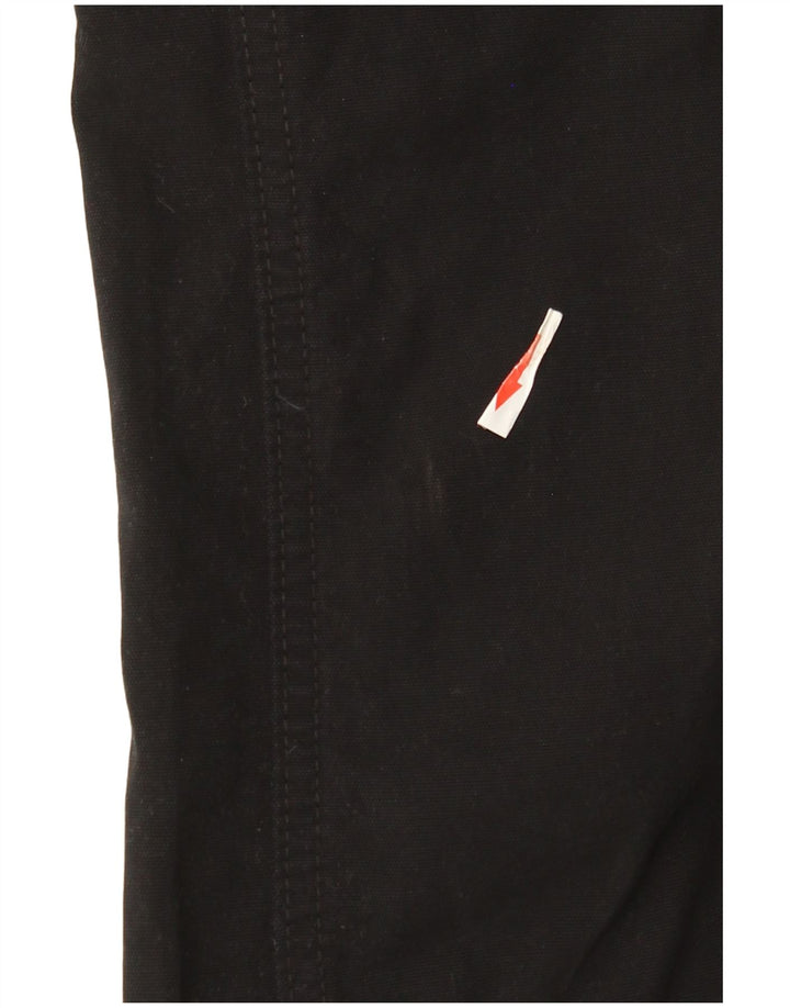 Jack & Jones Straight Cargo bukser til mænd W33 L30 Sort bomuld